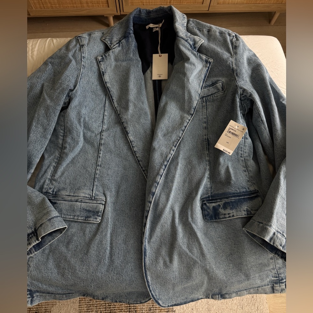 NWT Good American Denim Blazer - Picture 2 of 3